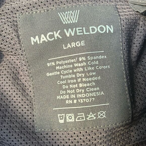 Mack Weldon Radius Pant jogger gray size large - Picture 3 of 5
